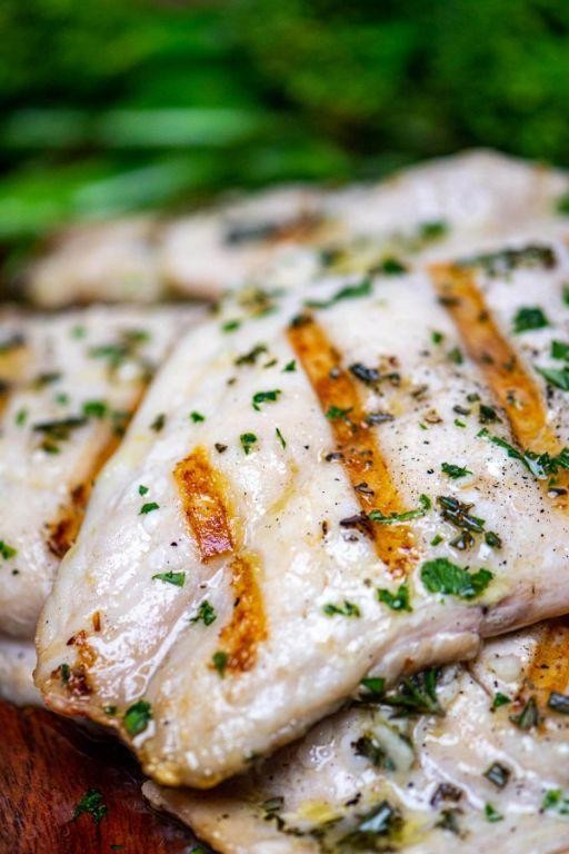 Citrus-Herb Grilled Red Snapper Fillet