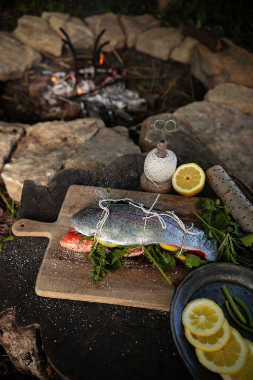 Citrus-Marinated Campfire Fish