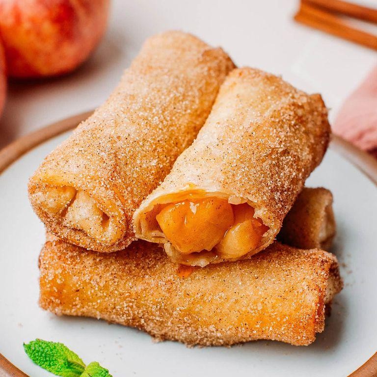 Classic Apple Pie Egg Rolls