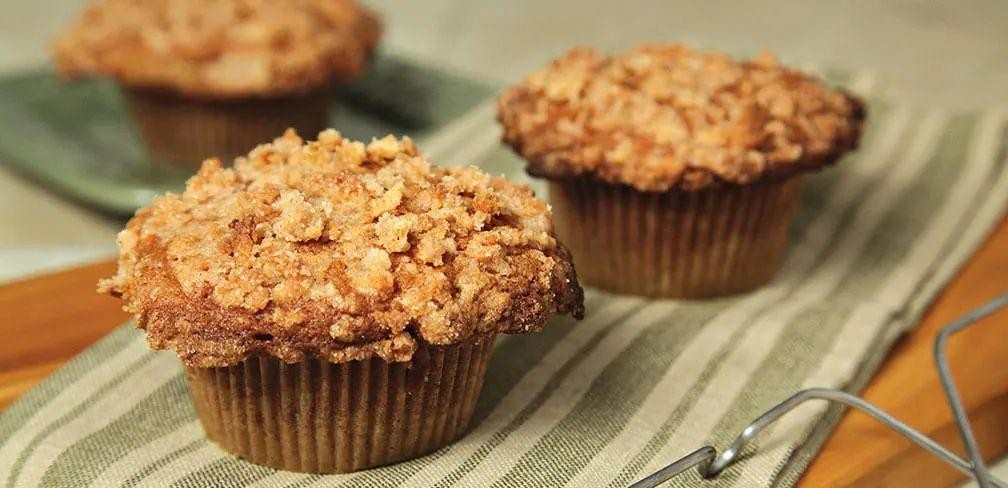 Classic Applesauce and Almond Muffins