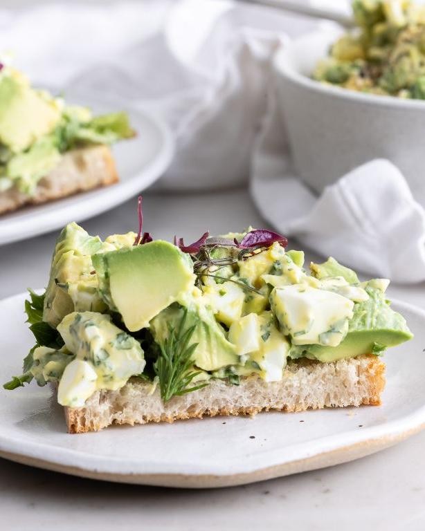 Classic Avocado and Egg Salad with Lemon Zest