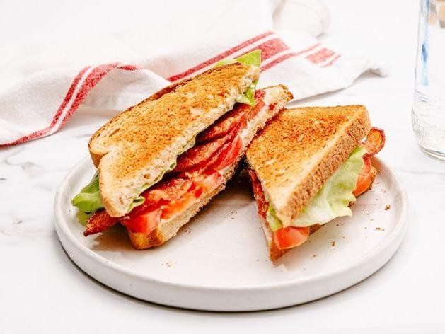 Classic BLT Tomato Sandwich