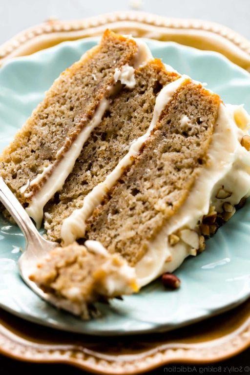 Classic Banana Cake with Cream Cheese Frosting