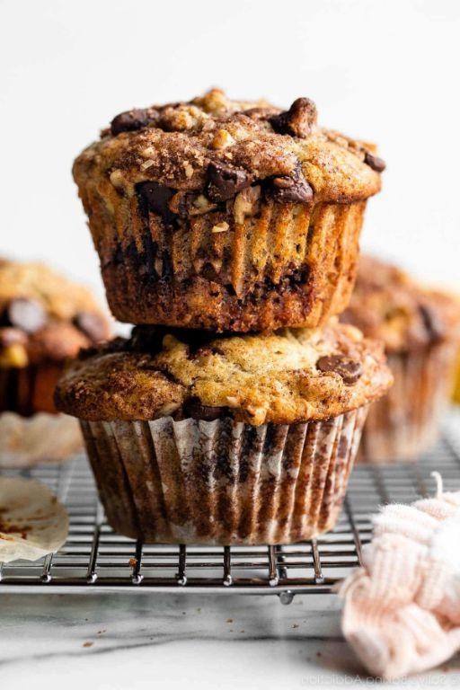 Classic Banana Chocolate Chip Muffins