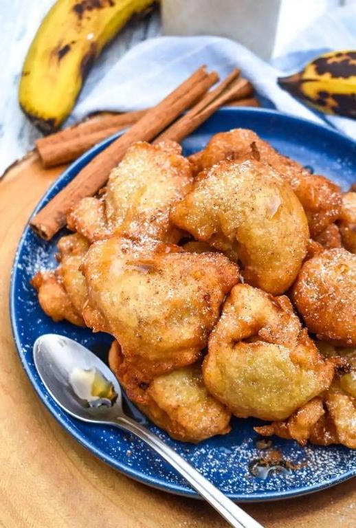 Classic Banana Fritters with Cinnamon Sugar