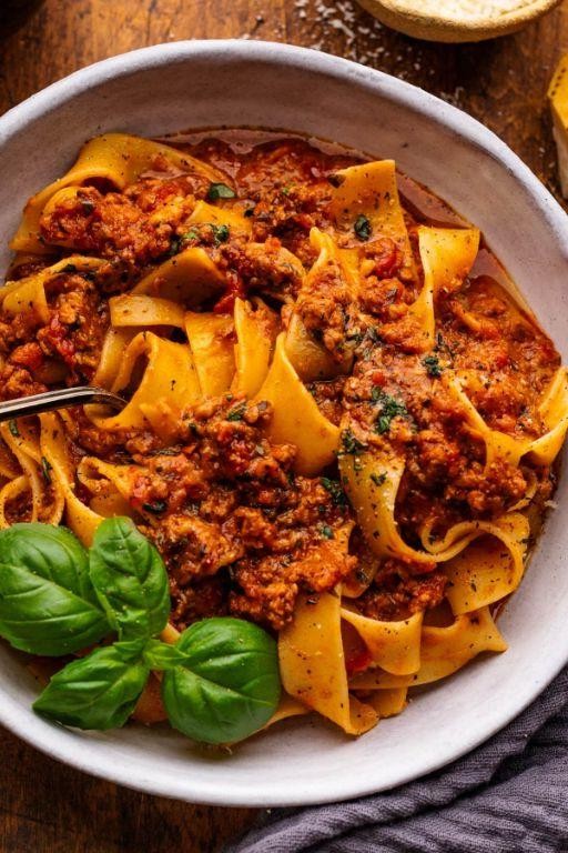 Classic Bolognese Pappardelle