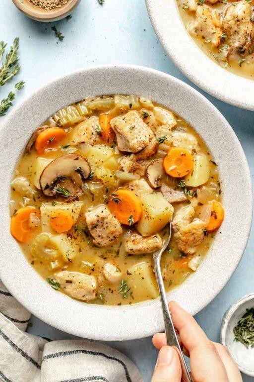 Classic Chicken Mirepoix Stew