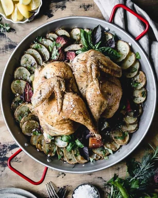 Classic Chicken in a Pot with Root Vegetables