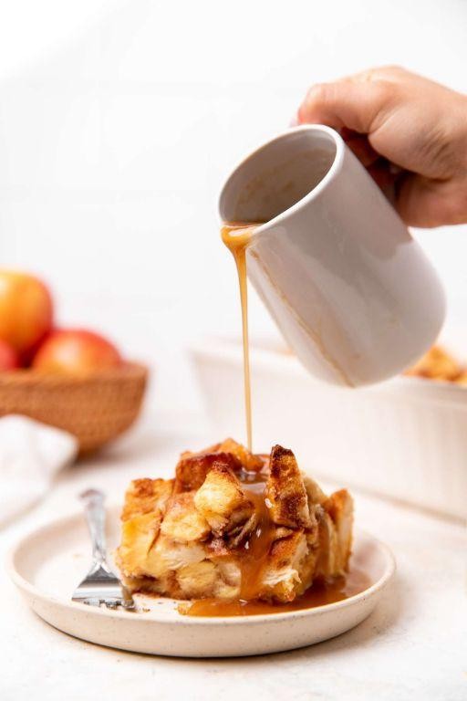 Classic Cinnamon Apple Bread Pudding