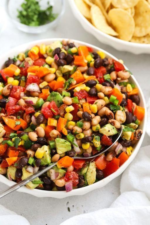 Classic Cowboy Caviar with Fresh Cilantro