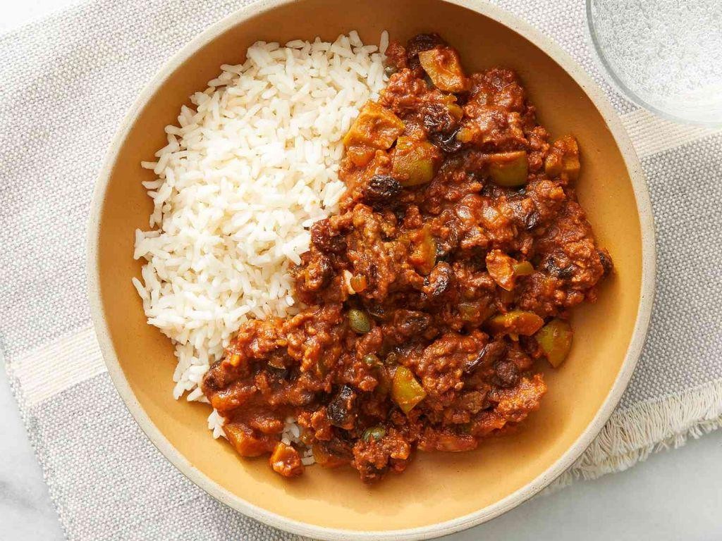Classic Cuban Picadillo with Sofrito