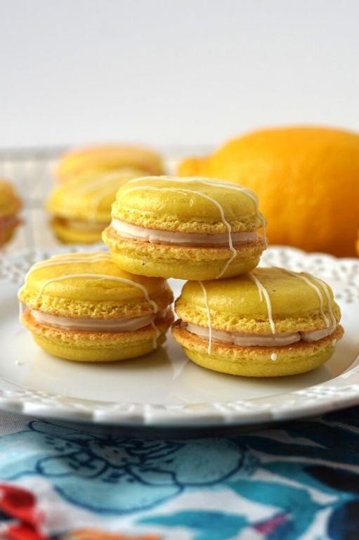 Classic French Lemon Macarons