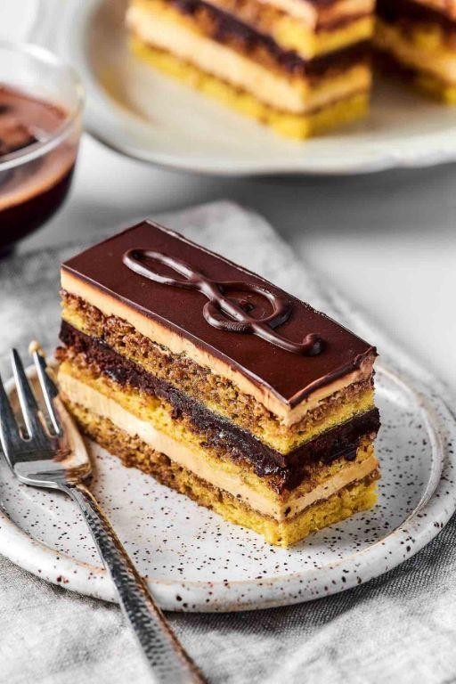 Classic French Opera Cake with Espresso Buttercream