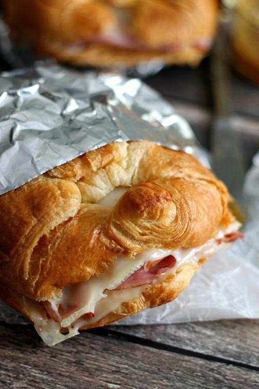 Classic Ham and Swiss Croissants