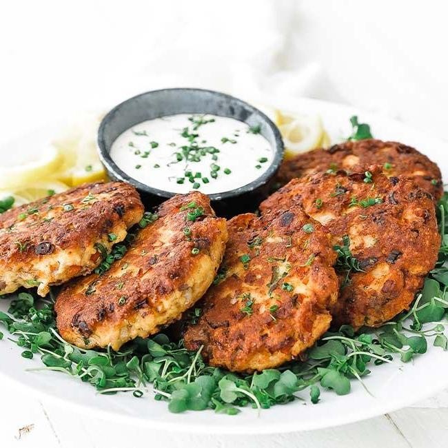 Classic Herb Salmon Cakes