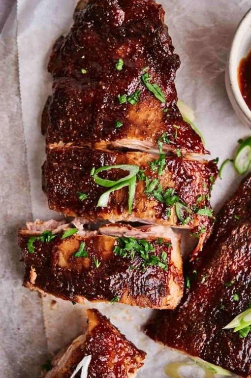 Classic Herb-Glazed Oven Baked Ribs
