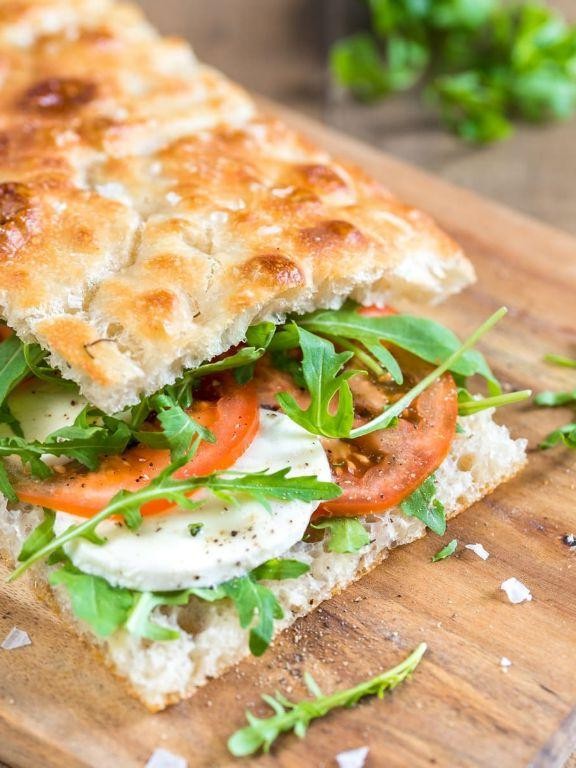 Classic Italian Focaccia Caprese