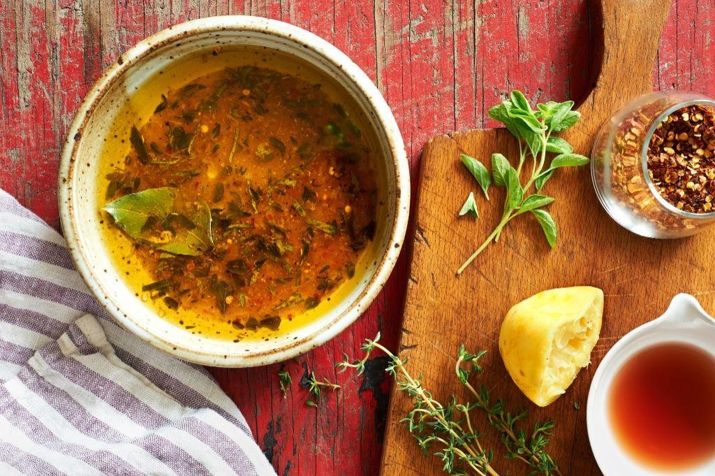 Classic Italian Herb and Olive Oil Marinade