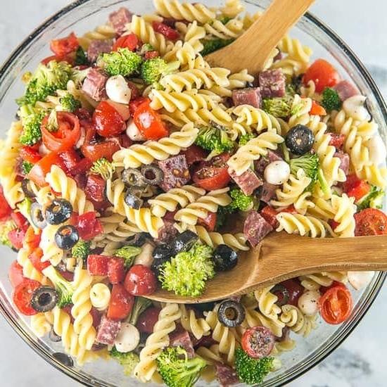 Classic Italian Rotini Pasta Salad