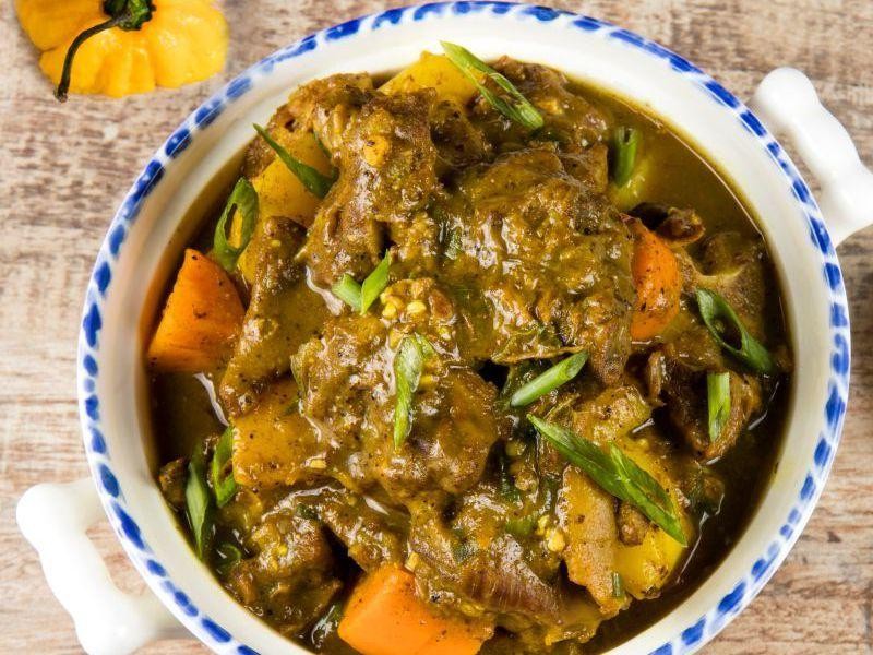 Classic Jamaican Curried Goat