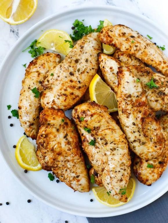 Classic Lemon Pepper Air Fryer Roast Chicken
