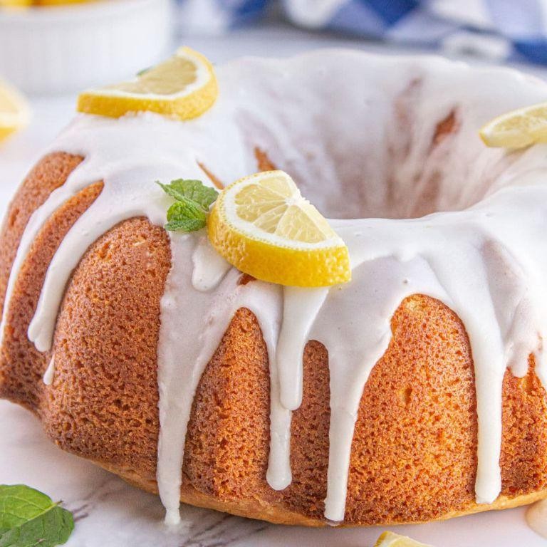 Classic Lemon Pudding Cake with Zesty Glaze