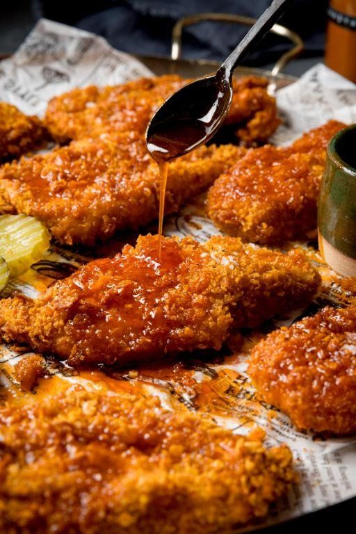 Classic Nashville Hot Chicken with Spicy Honey Glaze