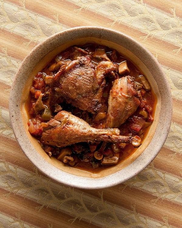 Classic Pheasant Cacciatore