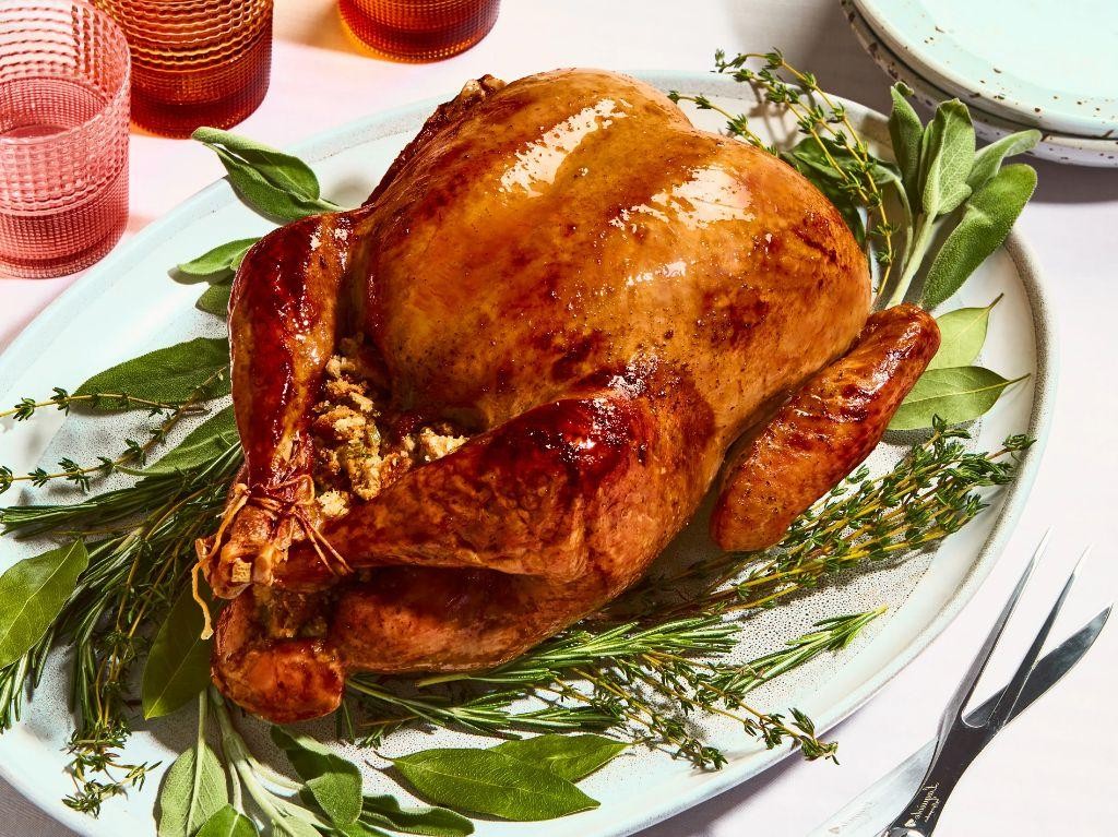 Classic Roast Turkey with Herb Stuffing