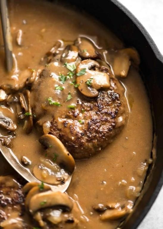 Classic Salisbury Steak with Gravy