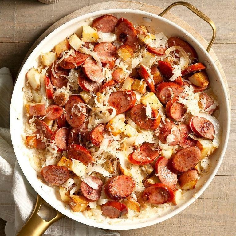 Classic Sauerkraut and Sausage Stew