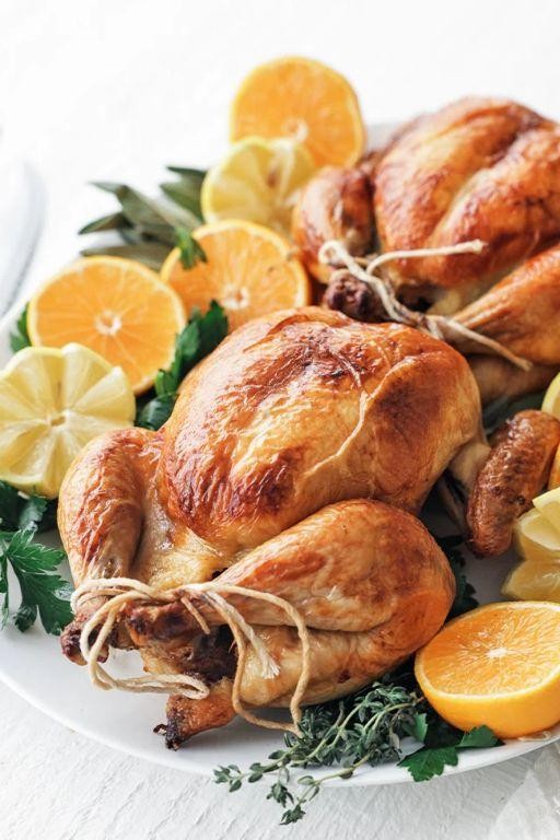 Classic Savory Brined Cornish Hen