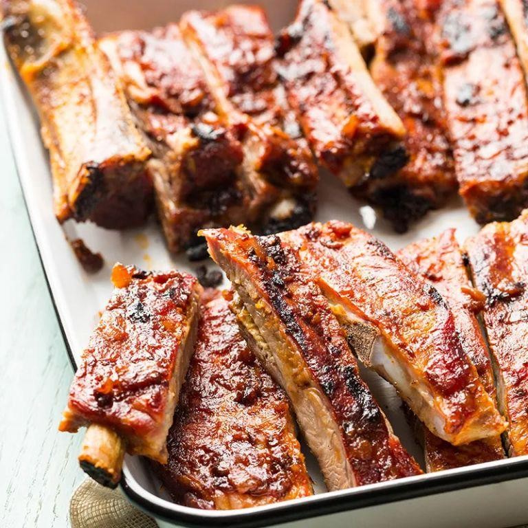 Classic Smoky Barbecue Oven Ribs