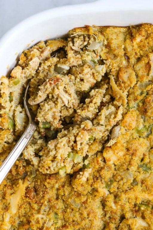 Classic Southern Chicken and Cornbread Dressing