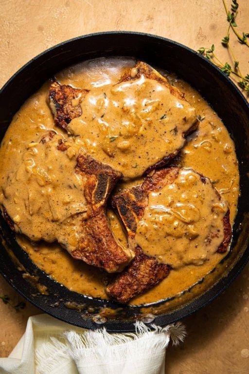Classic Southern Smothered Pork Loin Chops