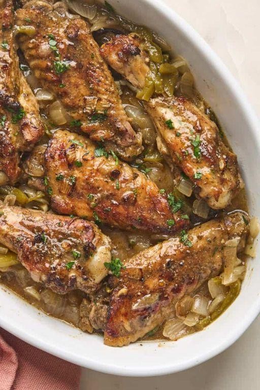 Classic Southern Smothered Turkey Wings