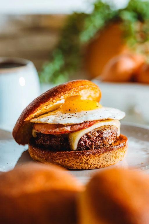 Classic Sunrise Breakfast Burger