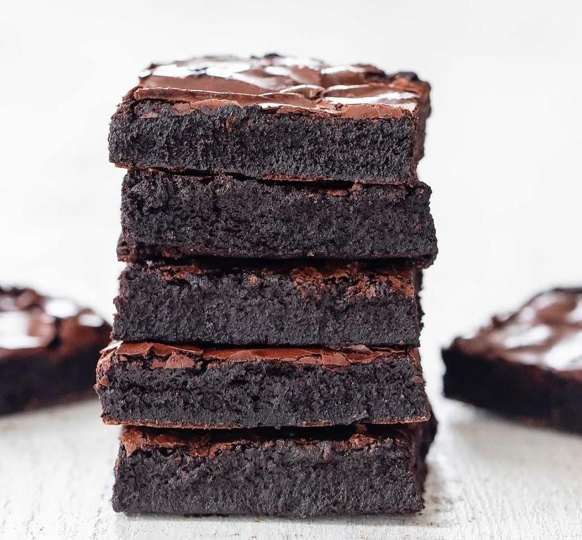 Classic Three-Ingredient Fudgy Brownies