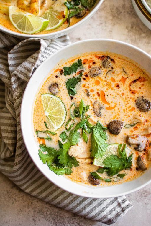 Classic Tom Kha Kai with Lemongrass