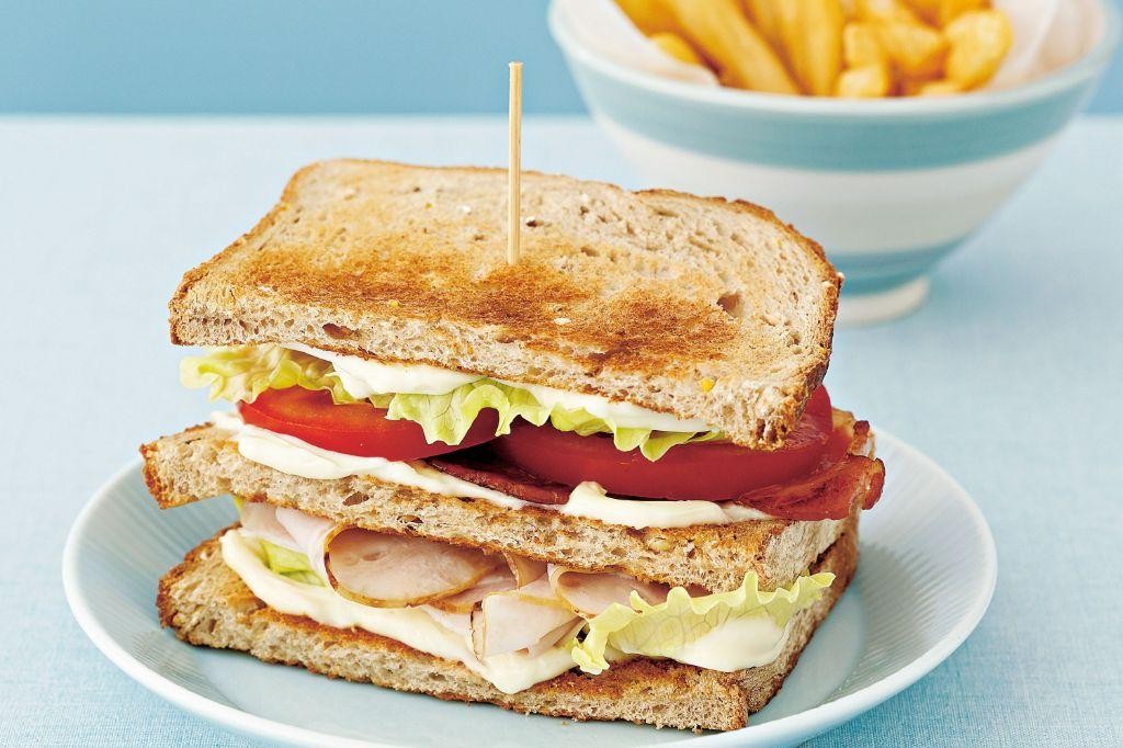 Classic Turkey Club Sandwich