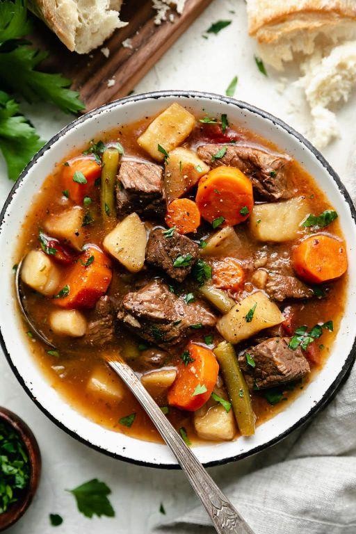Clay Pot Beef Stew with Root Vegetables