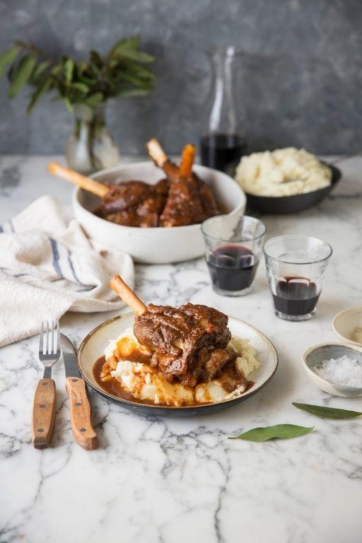 Clay Pot Lamb Shanks with Rosemary