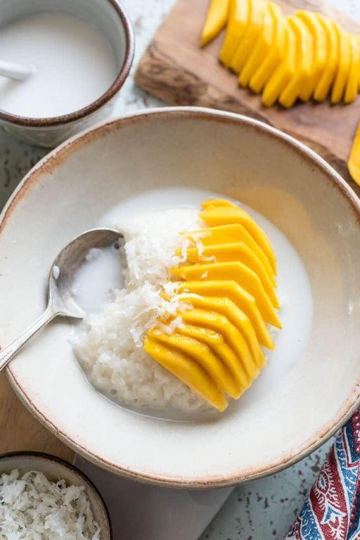 Coconut Basmati Rice with Mango