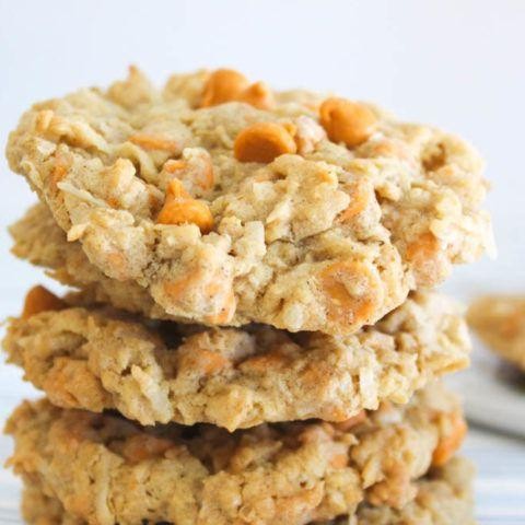 Coconut Butterscotch Chip Cookies