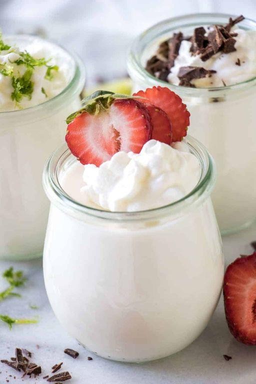 Coconut Condensed Milk Mousse