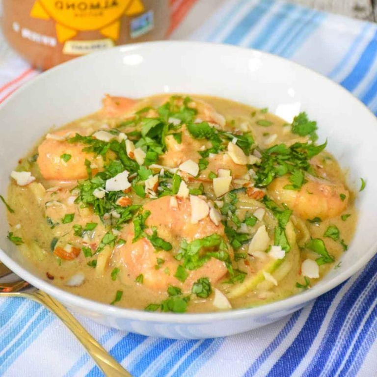 Coconut Curry Shrimp with Zoodles