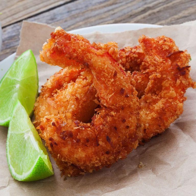 Coconut Lime Battered Shrimp