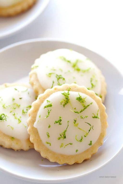 Coconut Lime Shortbread with a Tropical Flair