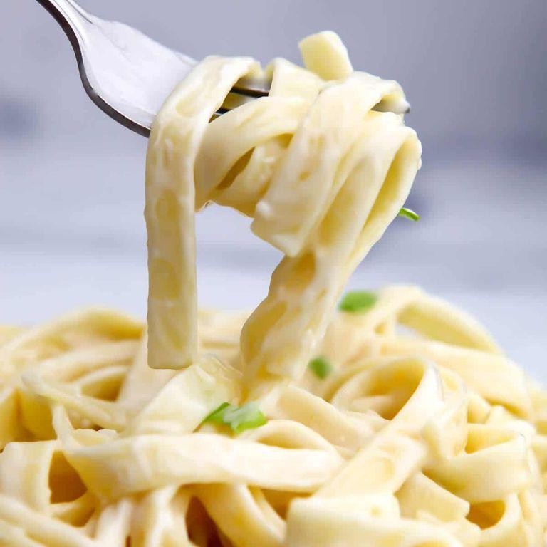 Coconut Milk Chicken Alfredo Pasta