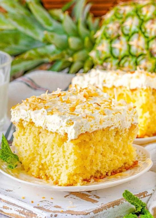 Coconut Pineapple Bake